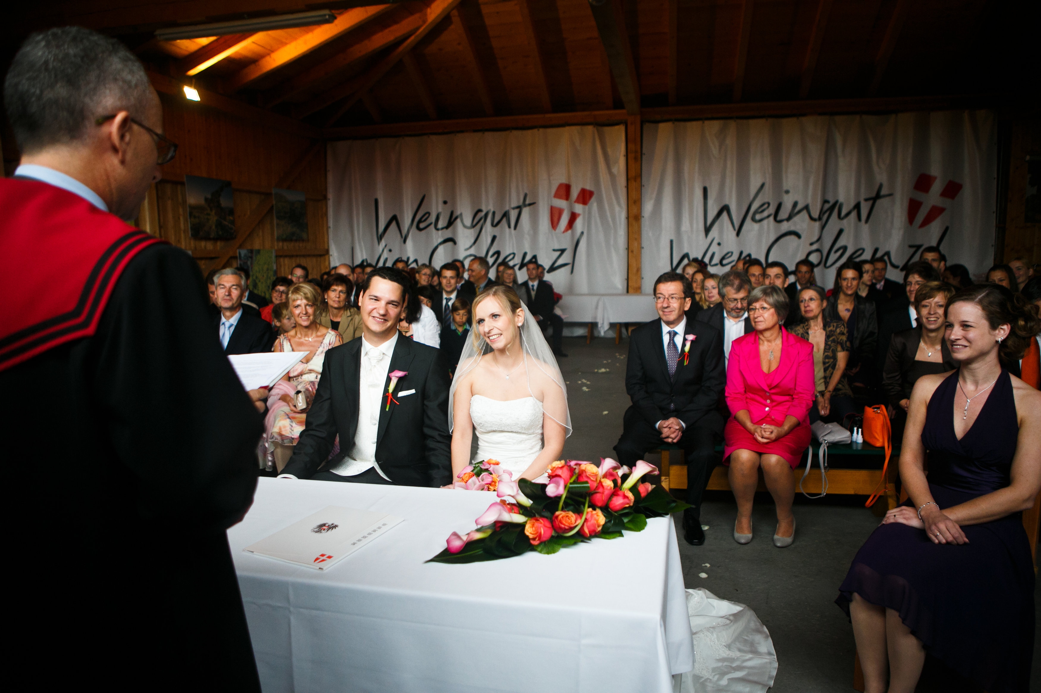 Hochzeit im Stadl © Weingut Cobenzl